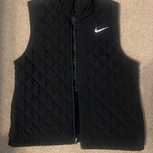 Nike Black Quilted Running Vest